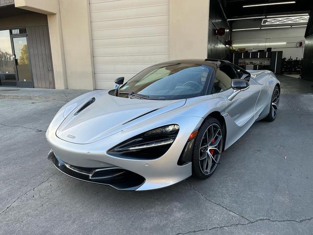 Silver McLaren 720S at 68 Auto Film in Milpitas